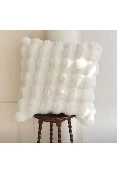 BALADI HOME Thick Rabbit Pillowcase Plush (3 Pieces) Measurement 40 X 40 cm Product Rabbit with a Face Grop Kırlant