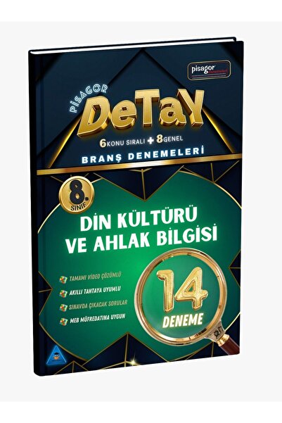 Zeka Küpü Yayınları 8. SINIF PİSAGOR DETAY 14'LÜ DİN KÜLTÜRÜ VE AHLAK BİLGİSİ...