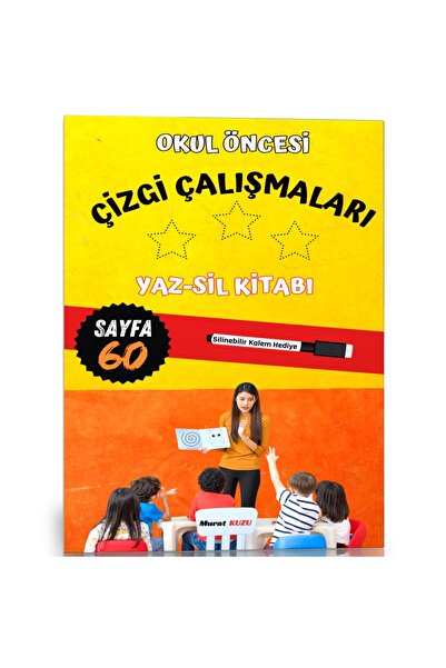 Enine Boyuna Eğitim كتاب الخطوط الدراسية لمرحلة ما قبل المدرسة YAZ-SIL