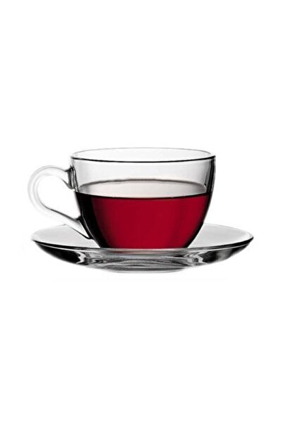 Paşabahçe Basic 6lı Set Çay Kahve Büyük Fincan Bardak Takımı 238 ml - 12 Parça - 6 Kişilik - 97948