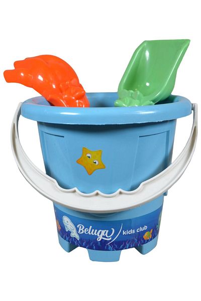 Temel Blue Children's Toy Bucket Set