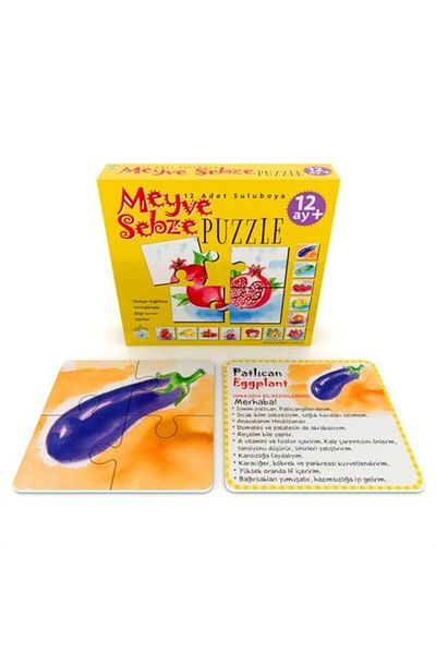 Ayben Yayıncılık Fruit Vegetable Puzzle