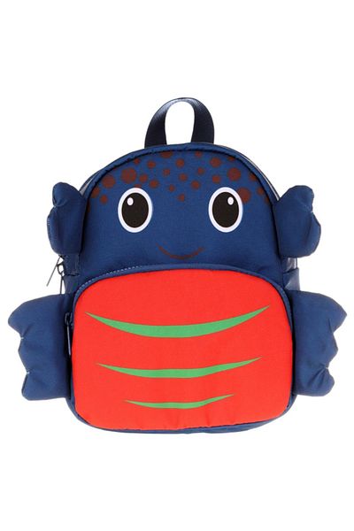 KAUKKO Copiii iubesc geanta de grădiniță albastru bleumarin V6022