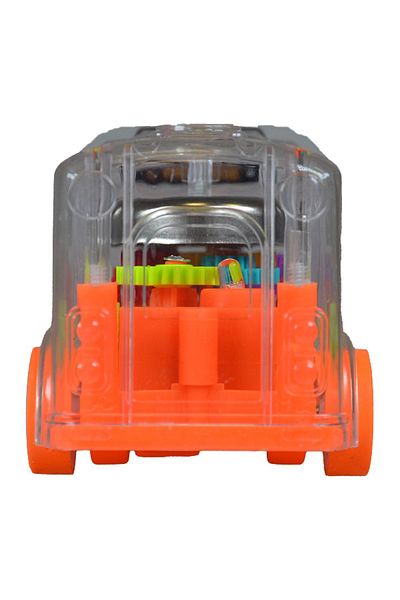 CToys Ctoy Lighted Sound Transparent Minibus Orange