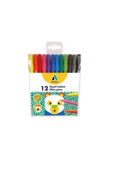 ADEL OYUNCAK Adel Felt Tip Pen 12 Colors