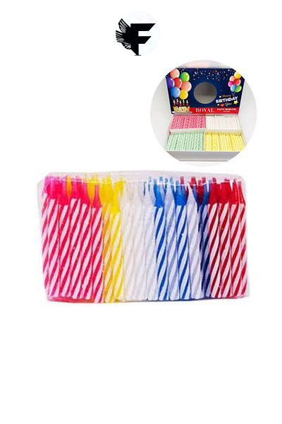 FİGANLAR 50 Pieces Standard Cake Candle - 1 Pack
