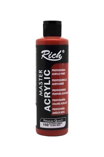 Rich Akrilik Boya Master 120 Cc Bayrak Kırmızı 120-150