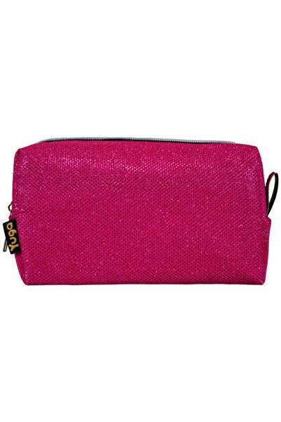 Yuga حقيبة مكياج باللون الوردي الداكن