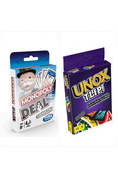 GenelTedarik Unox Tlip and Monopoly Deal - Magnificent Set of Two