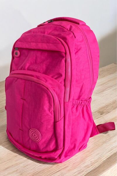 GÜZELYÜZ AVM Pembe Okul Çantası Günlük Sırt Çantası Trend Çanta 4 Gözlü