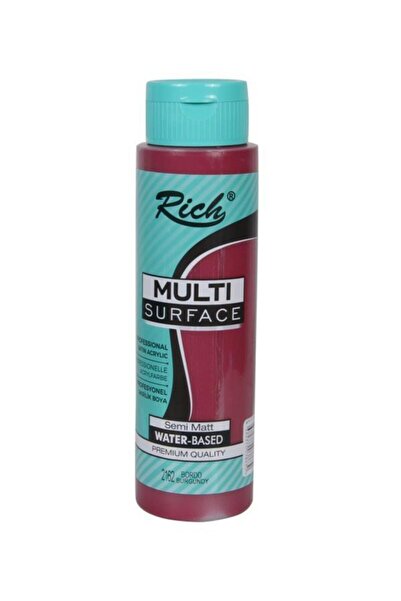 Rich Multi Surface Akrilik Boya 500 Cc Bordo