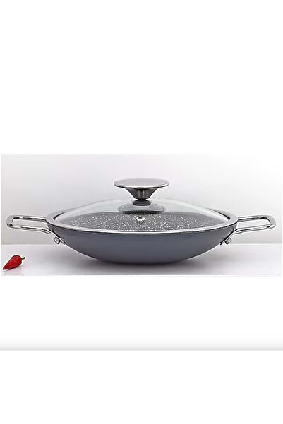 konak züccaciye KAPAKLI KULPLU 32 CM SAC TAVA