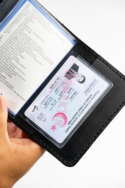 Niki Leather Μαύρο γνήσιο δερμάτινο δοχείο άδειας