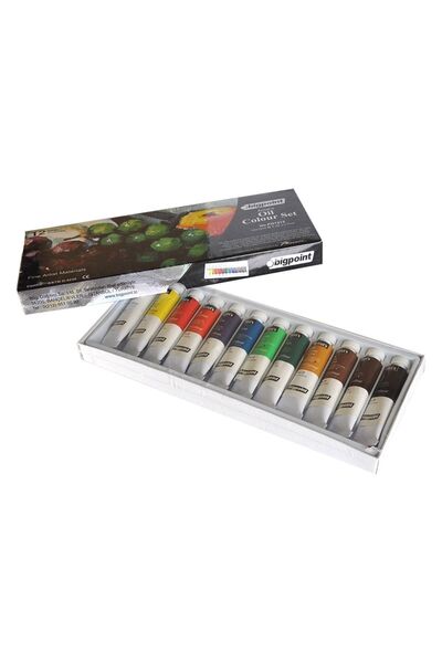 Bigpoint Yağlı Boya Seti 12 Renk 12 ml