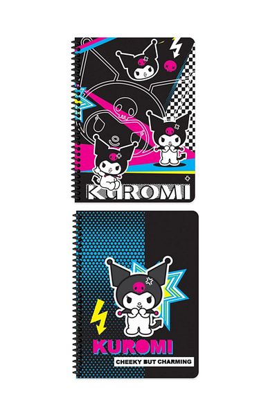 KESKİN COLOR Kuromi 80 Sheets Cardboard Notebook - Set of 2 Sharp Color