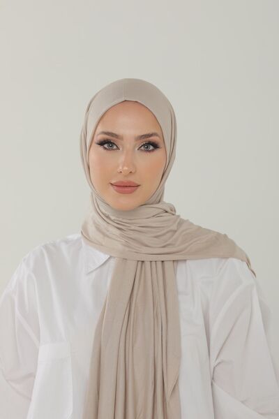 Beyzak Stone Luxury Combed Cotton Shawl - Women's Hijab Jersey Hijab Lycra Shawl