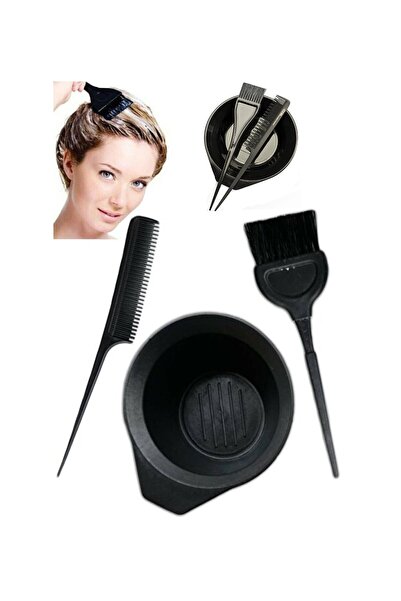 MUJGAN Hair Dye Brush Crepe Comb Dye Container Hair Coloring Set