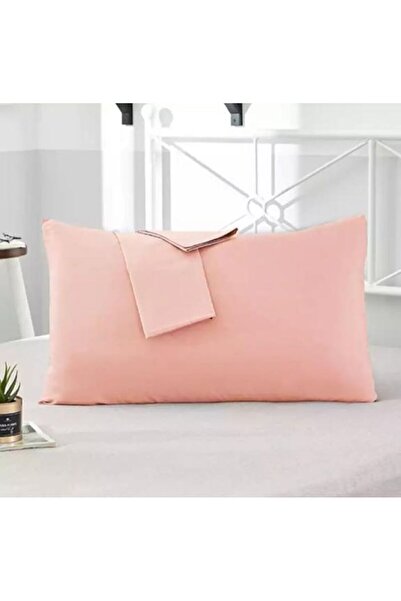 LilaMOON قماش قطني Ranforce - غطاء وسادة بلون مسحوق (قطعتين)