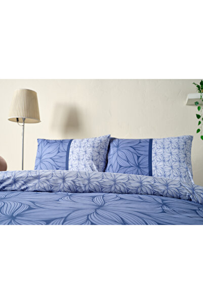 Doqu Home Постільна комплект Palmera Ranforce - Односпальний King Size, Синій