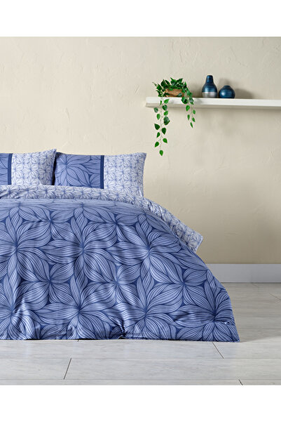 Doqu Home Постільна комплект Palmera Ranforce - Односпальний King Size, Синій