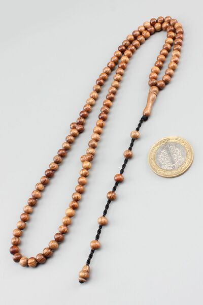 isfahantakı kördikeni ağacı minik boy el işi 5.5 mm 99 luk dua namaz tesbihi