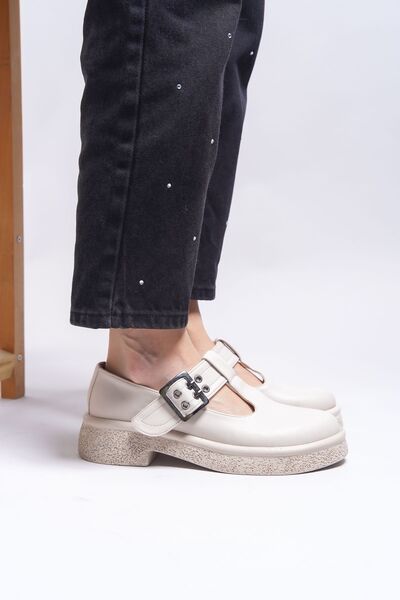 Riccon Dámska mokasína Imyfenor00121901 Béžová koža