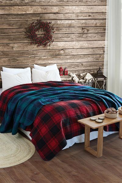İyi Geceler İstanbul Red Ruby Double Cotton Blanket