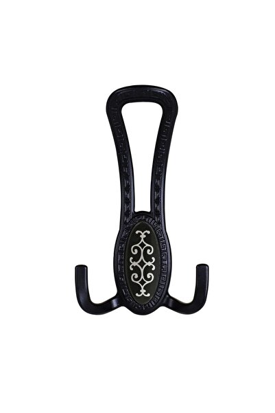 NZB Portmanto Vestiyer Duvar Askısı Dolap Elbise Askılığı Mat Siyah