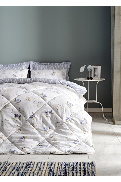 Doqu Home Flourish Easy Cotton Çift Kişilik Comforter Set - Krem