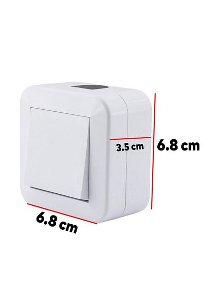 NZB Surface Mounted Switch Button Nemliyer IP44 Electrical Switch Socket Surface Mounted Wireless