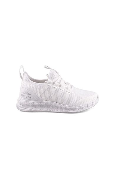 Ndrops 02 Pantofi sport pentru copii din plasă, vară, ortopedici, confortabili, ușoare, de culoare albă