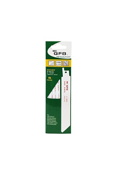 GFB Tilki Kuyruğu Testere Yedeği Metal Kesme S-922ef 150mm