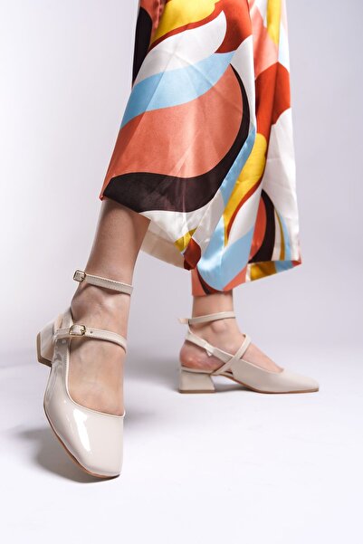 Riccon Thiristnith Women's Heeled Shoes0012335 Skin Patent Leather