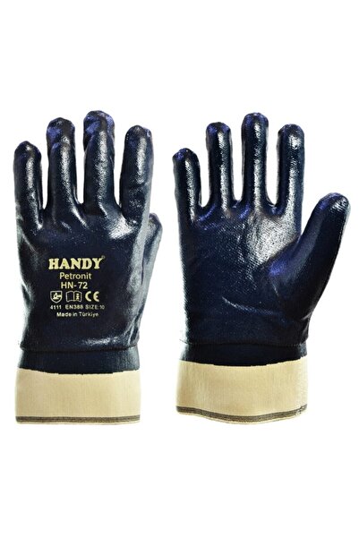 Handy Hn-72 Nitrile Oilman Gloves Metal Construction Industry No:10