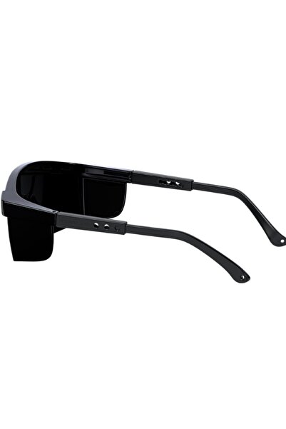 Baymax Iş Güvenlik Gözlüğü Ayarlı Kaynakçı Koruyucu Gözlük Siyah