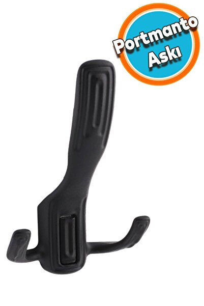 NZB Portmanto Vestiyer Duvar Dolap Elbise Askısı Mat Siyah Mobilya Metal Kapı...