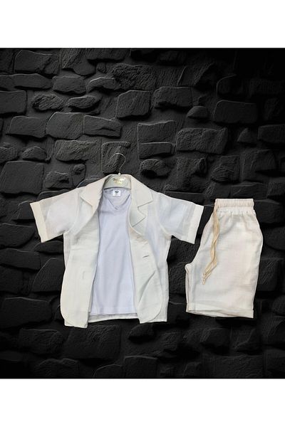 Terry Linen Sports Full Set - With Shorts and Jacket