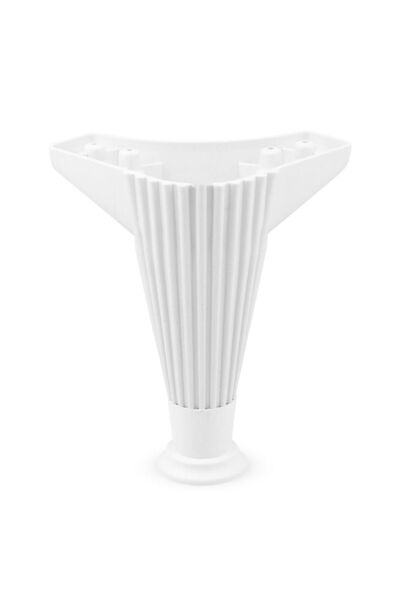 NZB Mobilya Kanepe Koltuk Ünite Puf Ayağı Beyaz Baza Ayak 17 Cm