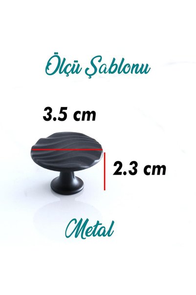 NZB Black Matte Handle - Furniture Kitchen Cabinet Drawer and Door Handle Metal