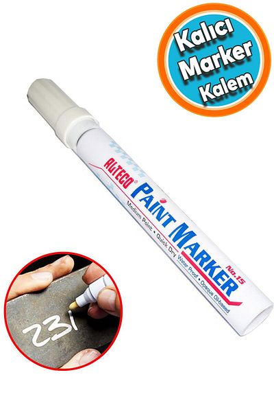 NZB Marking Marking Pen Marker Permanent Marker Marker White Pen Metal Plastic Glass Wood Wool