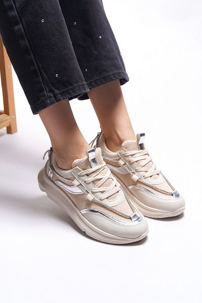 Riccon Pydnida Women's Sneakers0012435 Beige