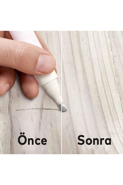 NZB Furniture Touch-Up Pen Wooden Table Coffee Table Cabinet Touch-Up Pen Scratch Remover Crack Closer Touch-Up White