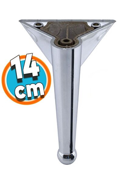 NZB 14 cm Chrome Color Furniture Sofa Coffee Table Tv Unit Armchair Leg