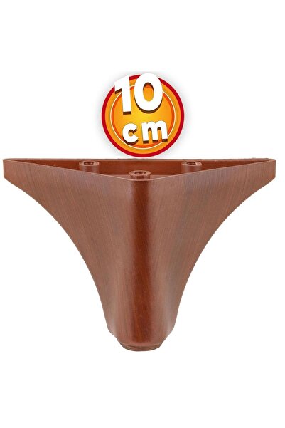 NZB Lüks Mobilya Kanepe Sehpa Tv Ünitesi Koltuk Ayağı 10 Cm Kahverengi Ahşap ...