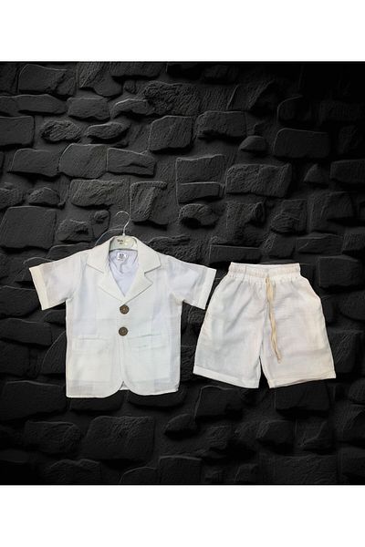 Terry Linen Sports Full Set - With Shorts and Jacket