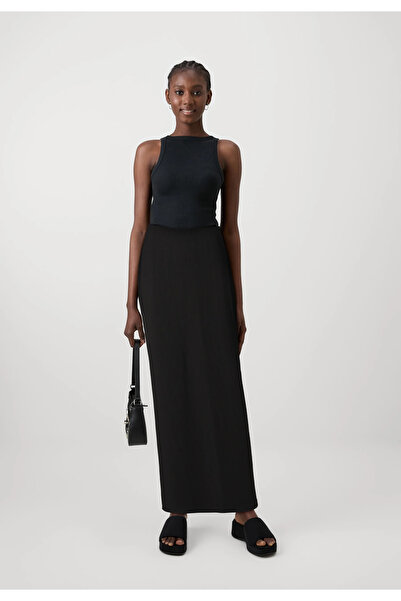 ONLY ONLSALLY HW RIB MAXI SLIT - Φούστα μάξι με λίκρα στενή εφαρμογή