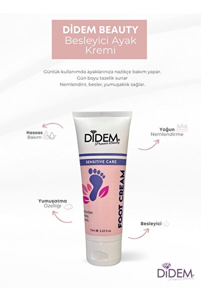 Didem Beauty Besleyici Ve Nemlendirici Ayak Kremi 75 ml