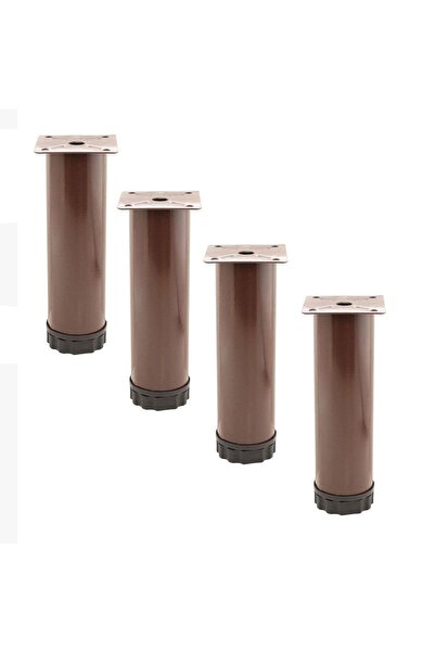 NZB Mobilya Kanepe Baza Koltuk Metal Destek Ayağı Ayarlanabilir Kahverengi Ay...