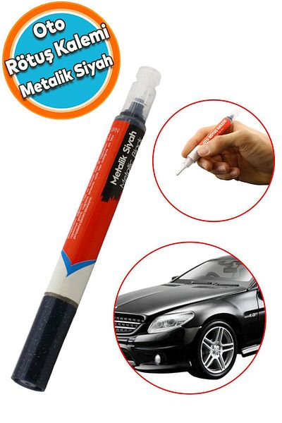 NZB Auto Touch Up Pen 5ML Car Body Bumper Scratch Remover Brush Renovation Metallic Black Color Paint