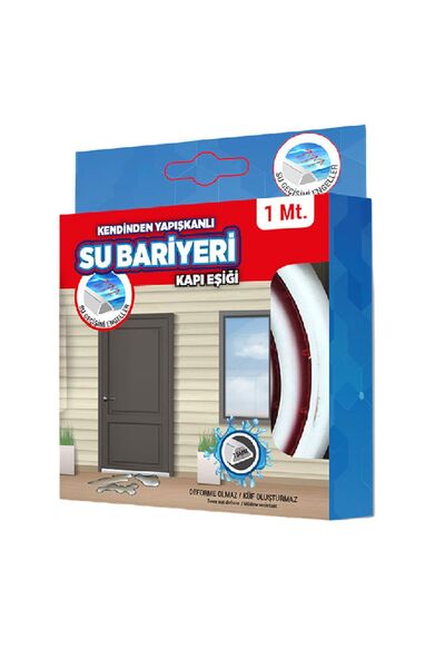 NZB Su Bariyeri Kapı Altı Sızdırmaz Su Tutucu Yapışkanlı Slikon Bant Bandı 1 ...